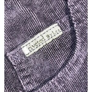 Vintage Lee Riveted High‎ Rise Back Buckle Corduroy Pants Women's 6 Plum Y2K